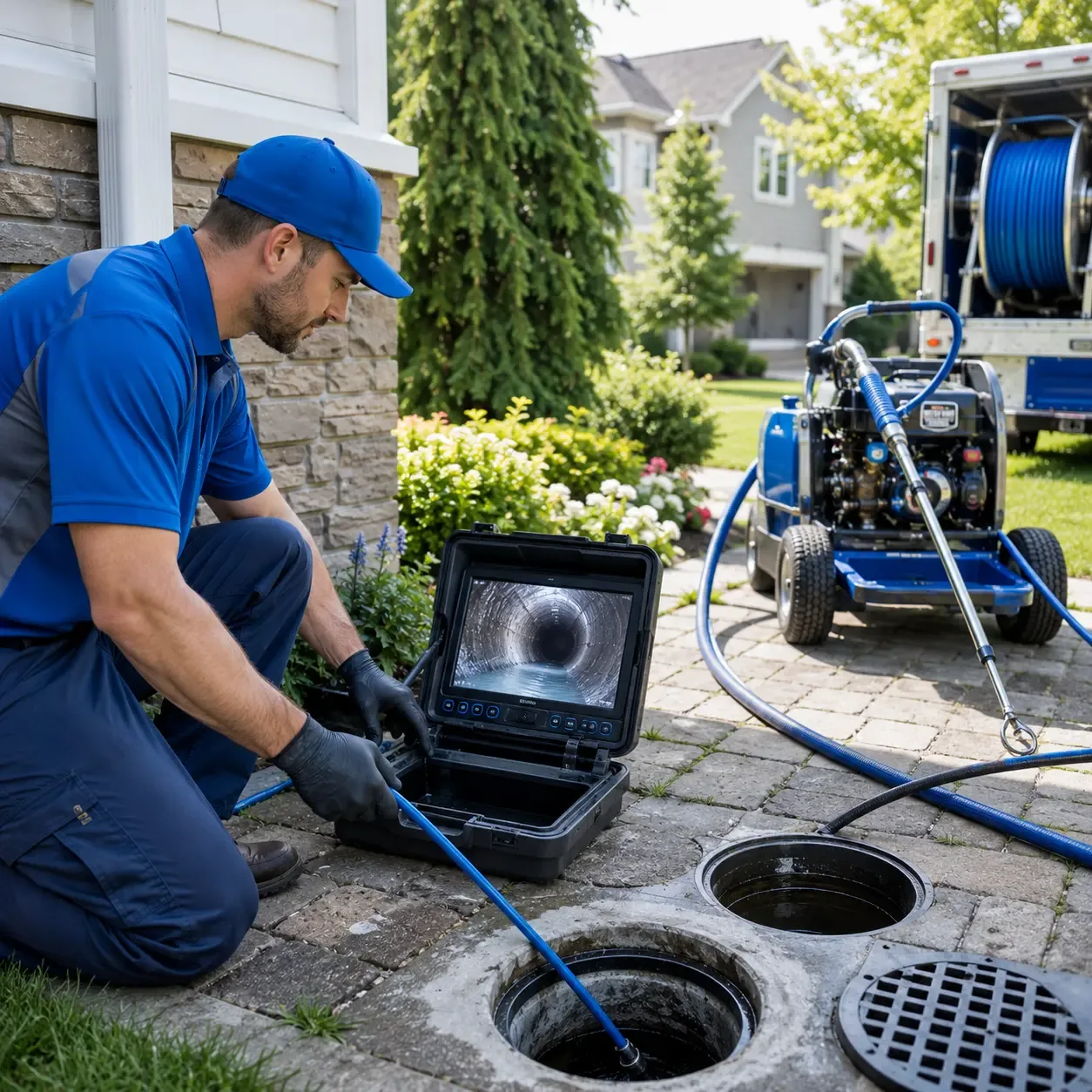 Outdoor drain cleaning professionals serving Ocean Gate, NJ